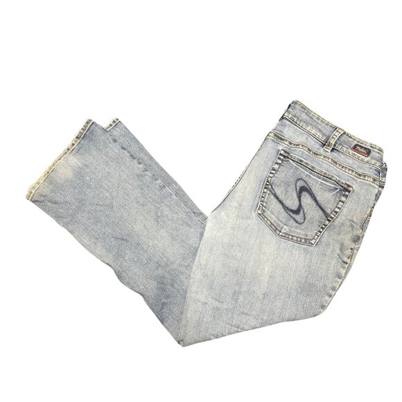 Silver Jeans Denim - Silver Jeans Suki Light‑Wash Bootcut Jeans – Size 36x37